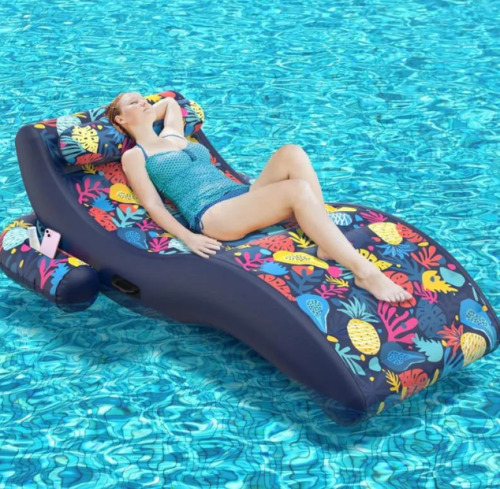 Sezlong gonflabil 168x88x50cm, pana la 100 kg, 33347