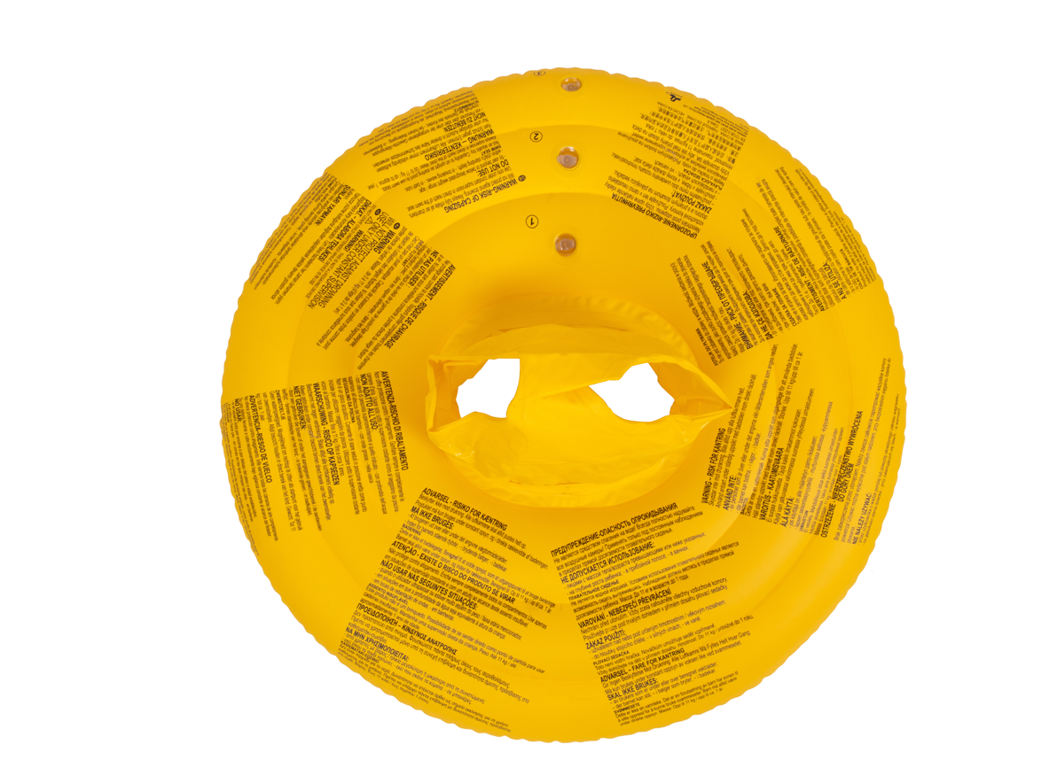 Надувной круг с отверстиями для ног, 0-1 лет, 69см , 32213