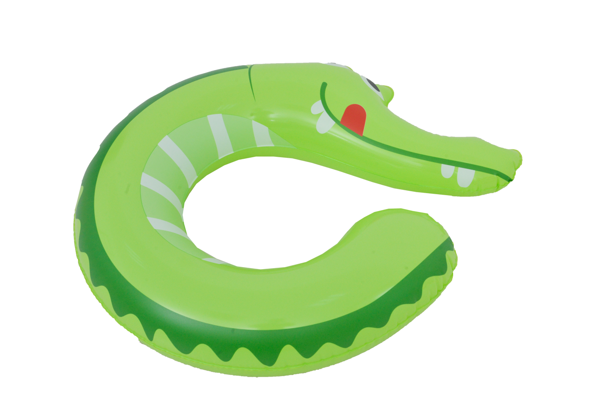 Надувной круг "Crocodile" 68cмx59cм, 5+, 35448
