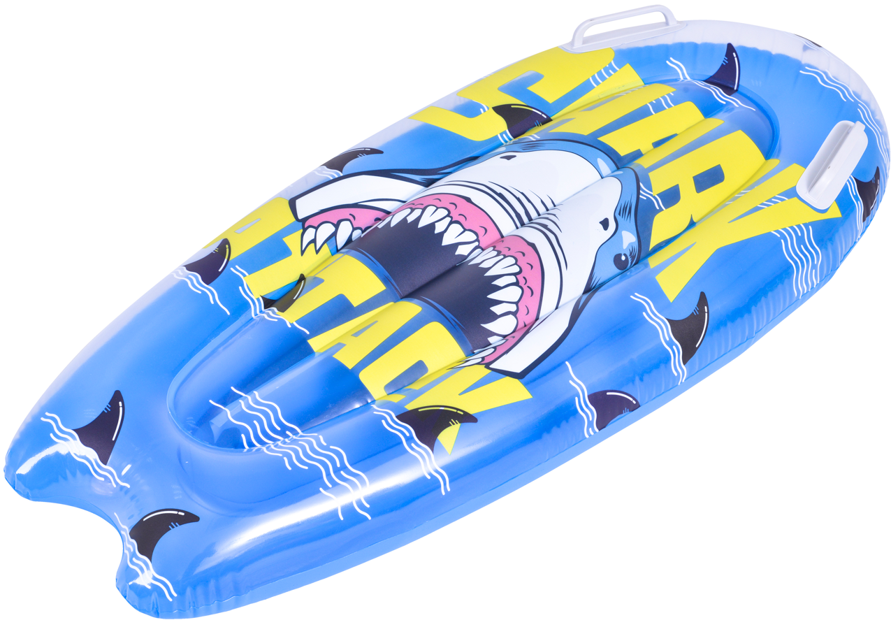 Надувной матрас для плавания “Shark" 100х50см, 3+, 35017