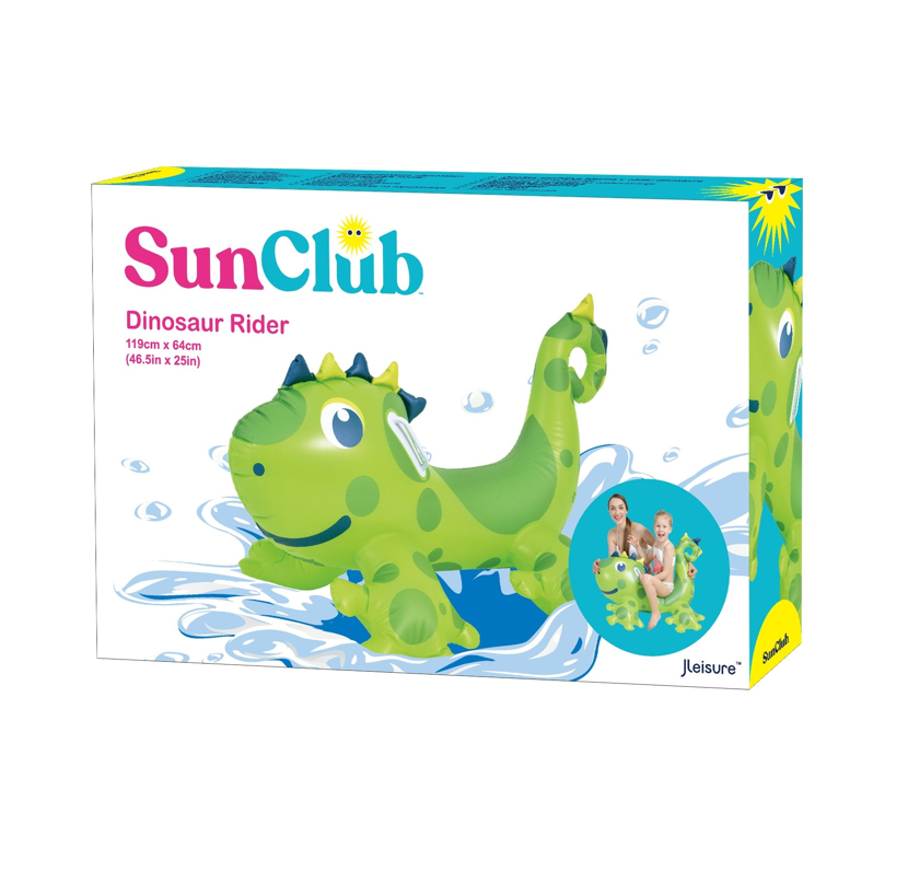 Надувной динозавр 119 x 44см, до 45 кг, 3+, 35001