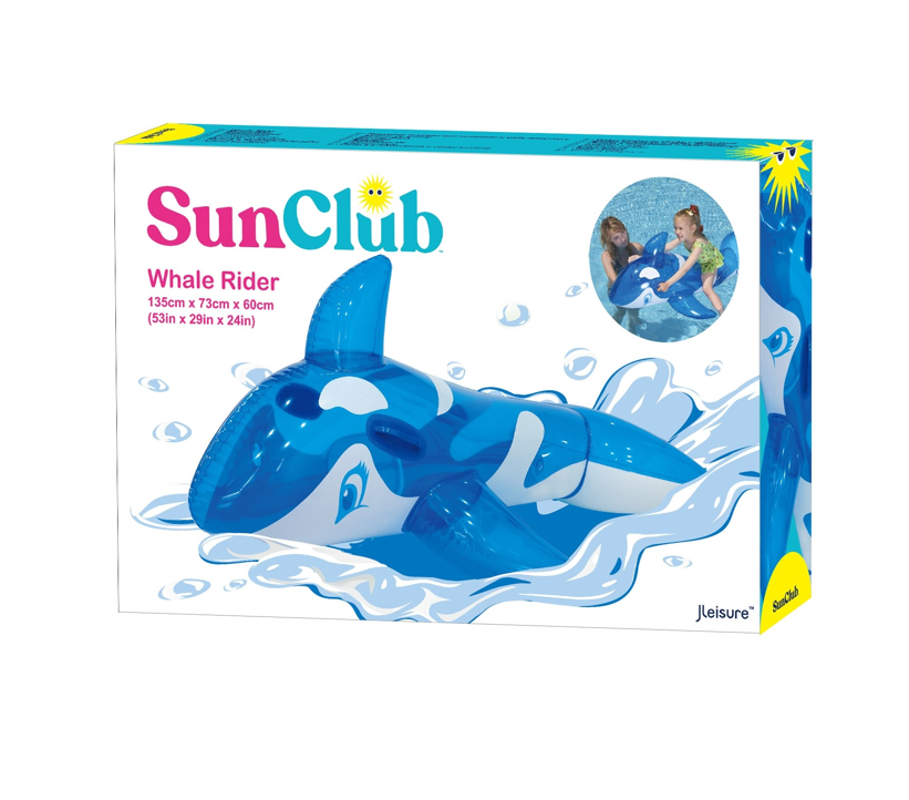 Надувной Кит 135x73смx60см, до 45 кг, 3+, 37215