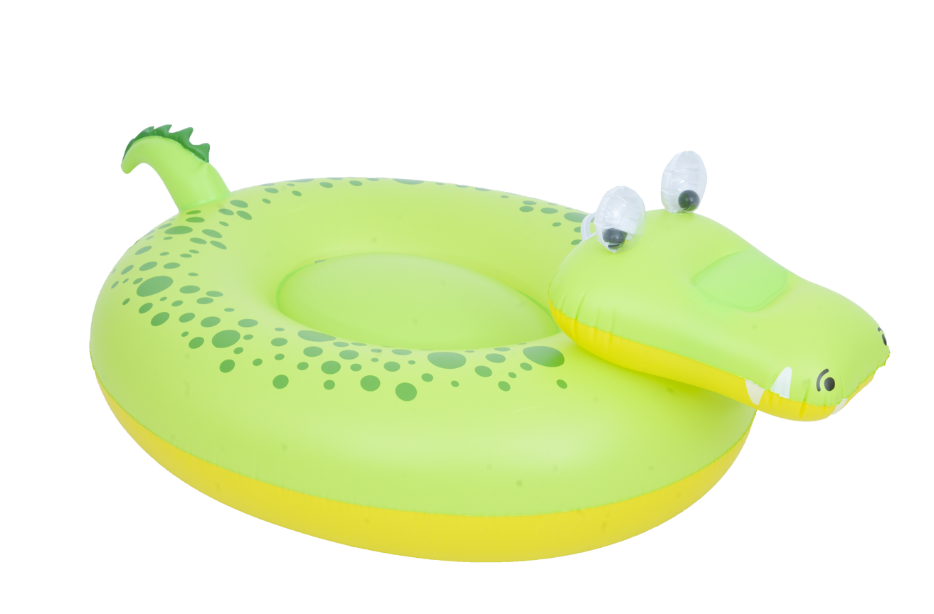 Cerc gonflabil "Aligator" 145 cm, pana la 45 kg, 3+, 35446