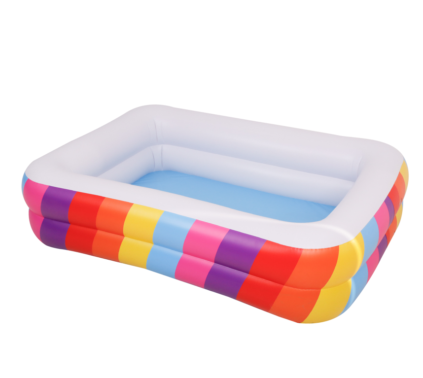 Надувной бассейн "Rainbow" 195x140x47см, 440 Л, 6+, 51470