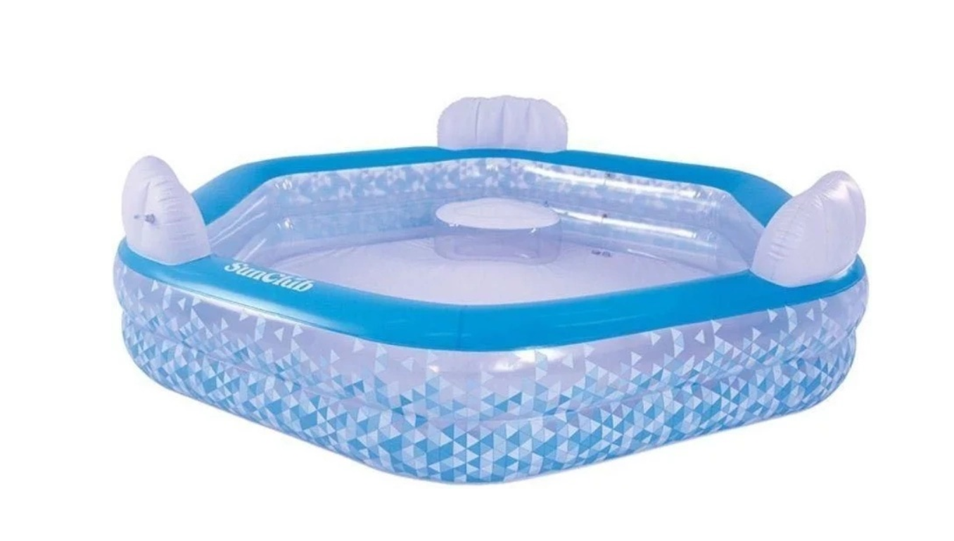 Piscina gonflabila "Hexagon Family" 223x211x58cm, 590L, 6+, 57161