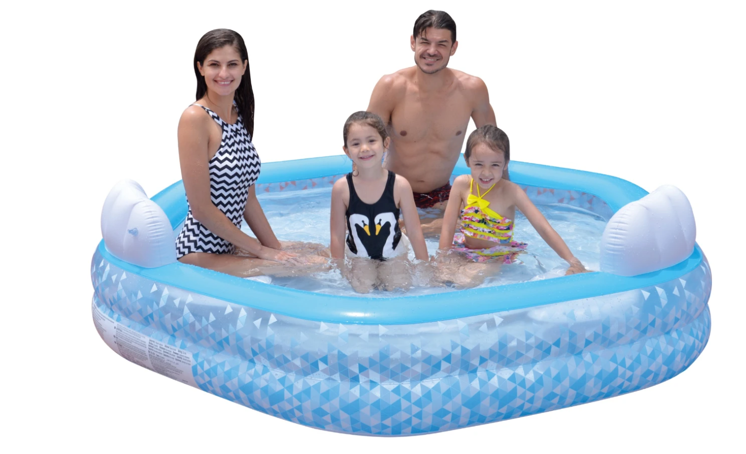 Piscina gonflabila "Hexagon Family" 223x211x58cm, 590L, 6+, 57161
