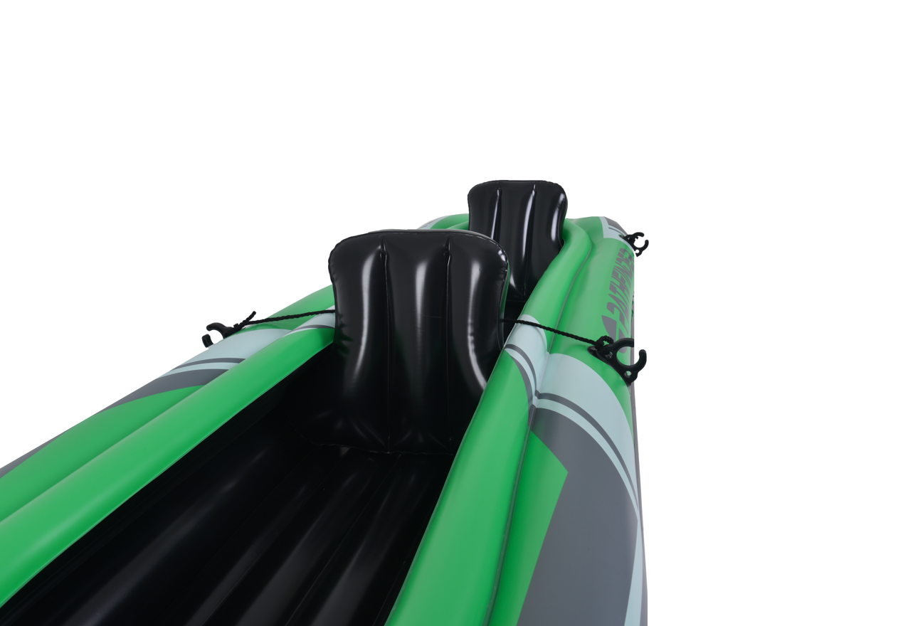 Caiac gonflabil Pathfinder pentru 2 persoane cu vasle si pompa, 350x78x47 cm, pana la 180 kg, 34177