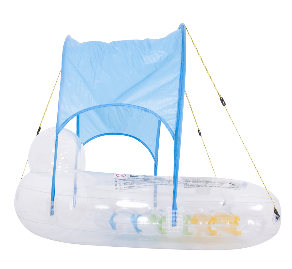 Saltea gonflabila pentru pluta cu baldachin, 103x95x83cm, pana la 80kg, 14+, 33216