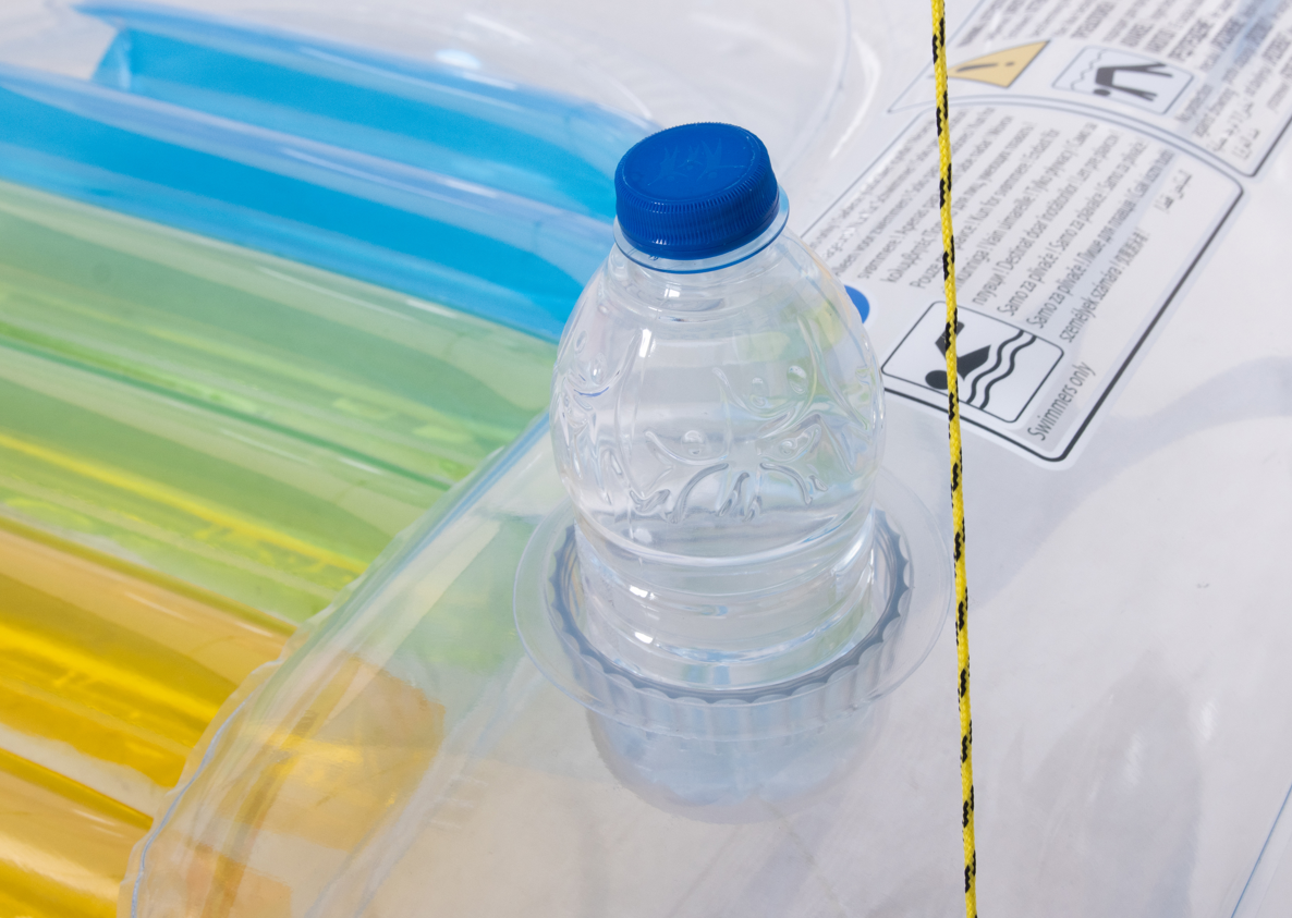 Saltea gonflabila pentru pluta cu baldachin, 103x95x83cm, pana la 80kg, 14+, 33216