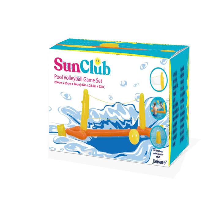 Set de joc volei pe apa, 234x63x84cm, fileu si minge, 6+, 33151