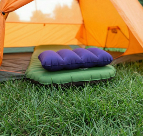 Надувная подушка с бархатным покрытием 53x37см, 137002