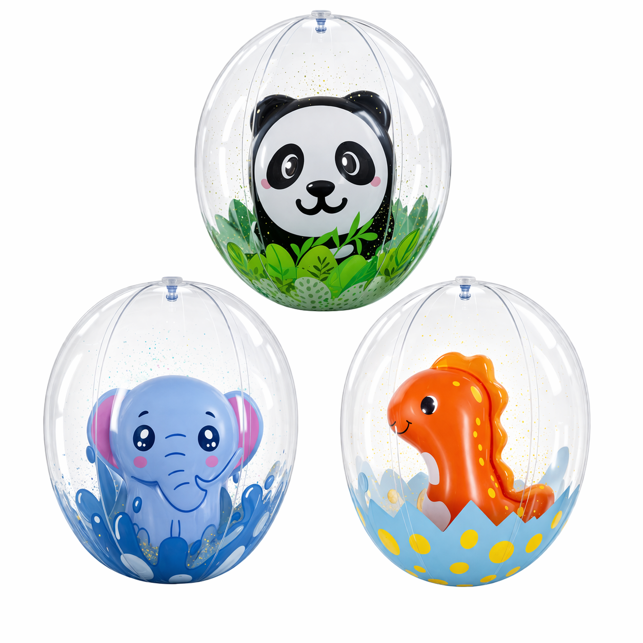 Minge de plaja gonflabila "Animal" 50cm, 53198