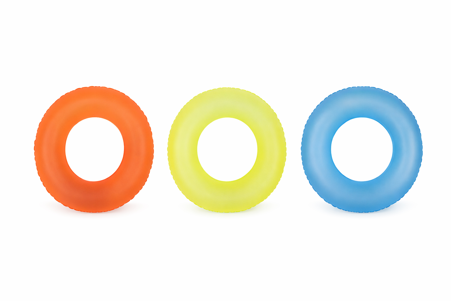 Cerc gonflabil pentru copii, 76cm Neon, 47213