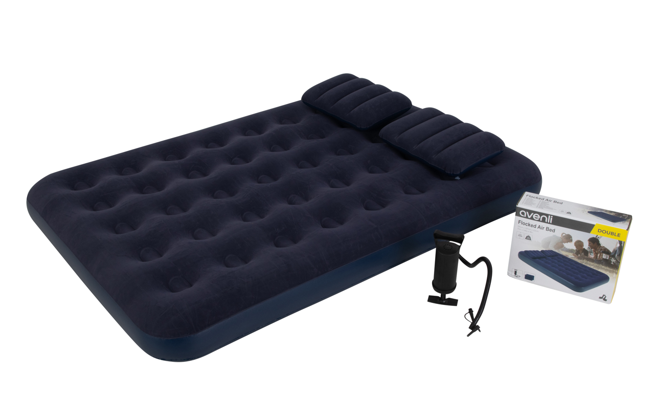 Надувной матрас Avenli, 191x137x22 см с насос, 24032