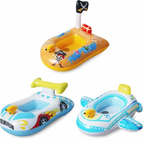 Cerc gonflabil cu gauri pentru picioare, 94x68 cm, 3-6 ani, 35667