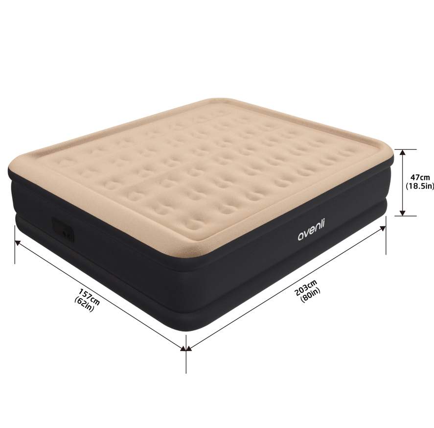 Надувной матрас Avenli, 203x157x47 см, встр.насос, 24042EU