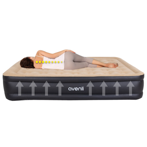 Надувной матрас Avenli, 203x157x47 см, встр.насос, 24042EU