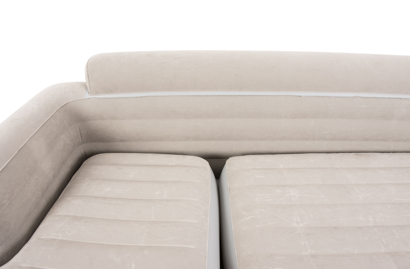 Canapea modulara gonflabila cu husa de catifea 205x160x80 cm, 22343