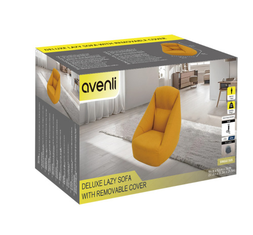Sofa gonflabil cu husa detasabila, 96x92x76 cm, 24499