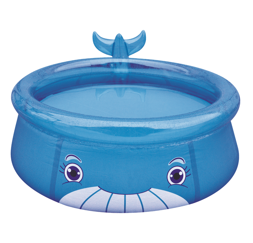 Piscina gonflabila Avenli 3D Whale Spray, 175x62cm, 1143L, 17399
