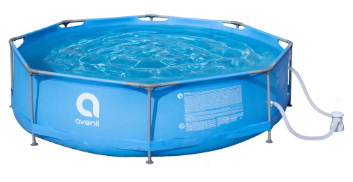 Бассейн Avenli 305x76cм, 2074 Л, металлический каркас, фильтр-насос, 12254EU