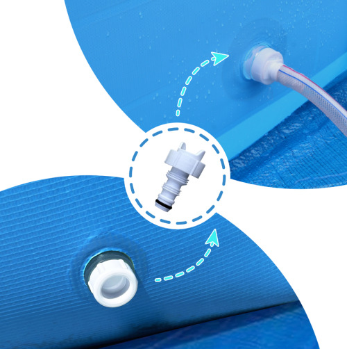 Бассейн Avenli 305x76cм, 2074 Л, металлический каркас, фильтр-насос, 12254EU