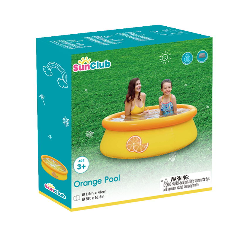 Надувной бассейн Avenli "Orange" 250x41cм, 457 Л, 17789
