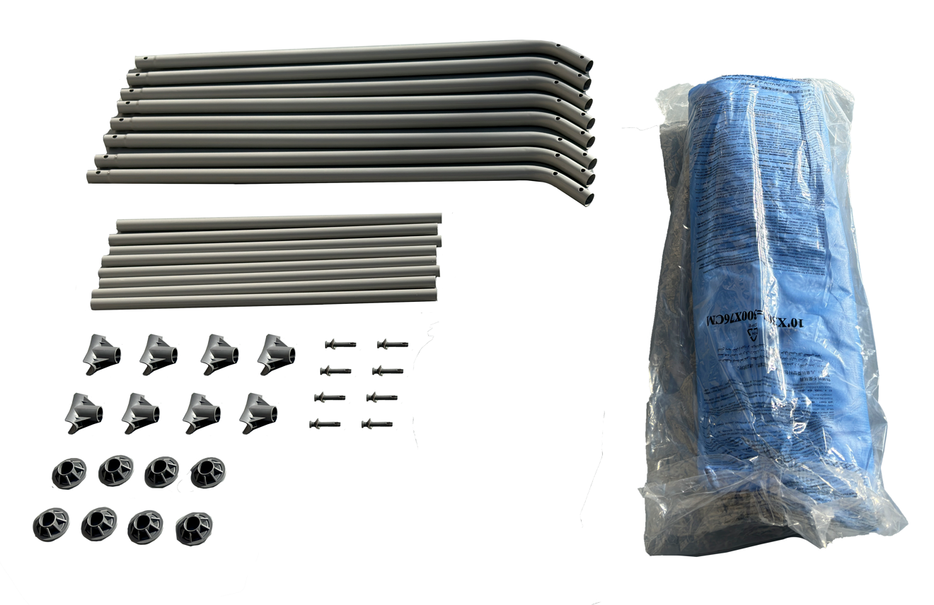 Бассейн Avenli 305x76cм, 4383 Л, металлический каркас, фильтр-насос, 17798EU