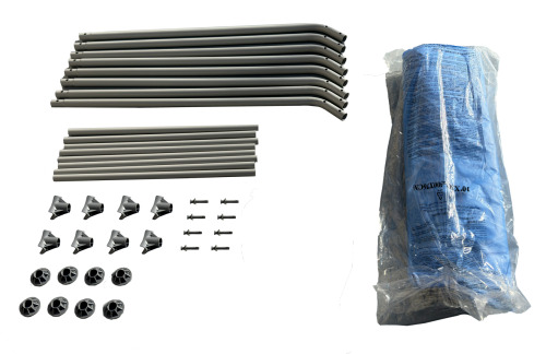 Бассейн Avenli 305x76cм, 4383 Л, металлический каркас, фильтр-насос, 17798EU