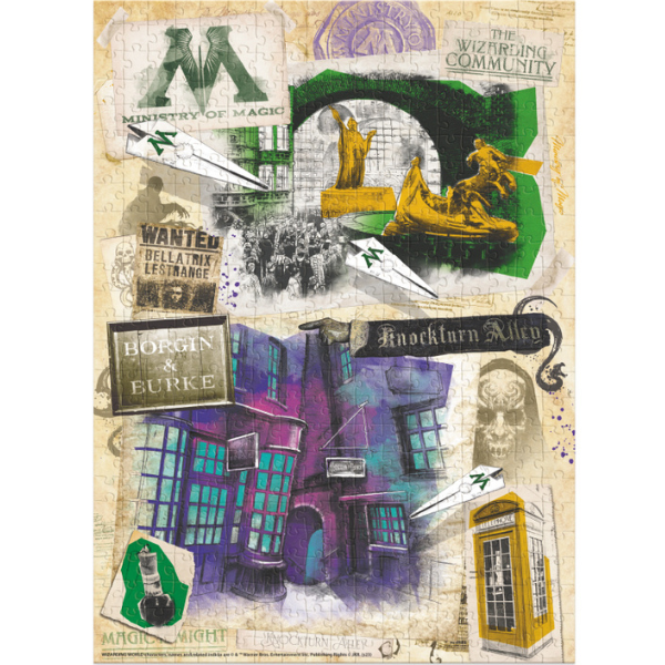 Puzzle „Ministerul Magiei și Aleea Knocktern.”, seria Harry Potter 200504