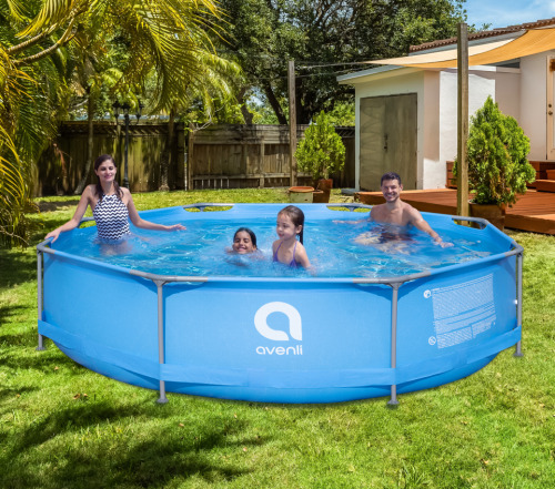 Бассейн Avenli 305x76cм, 4383 Л, металлический каркас, 12254