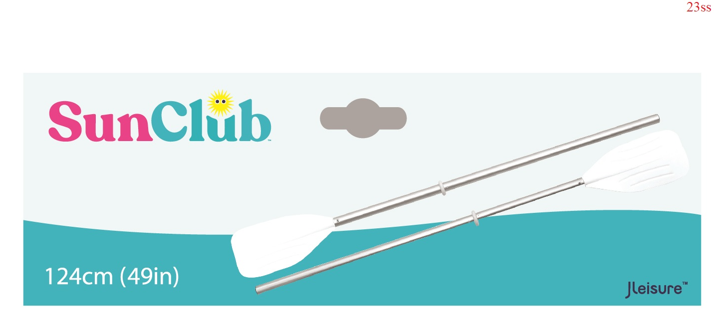 Vasle pliabile din aluminiu 124 cm pentru barca, set de 2, 29R105-1