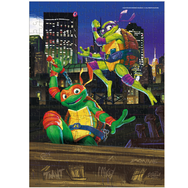 Puzzle „Donatello și Michelangelo”, seria Țestoasele Ninja 200529