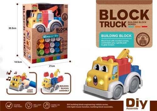 БИО Набор Машина-конструктор 23 дет.,с подсветкой и музыкой, 9911A