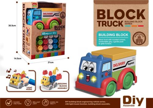 БИО Набор Машина-конструктор 23 дет.,с подсветкой и музыкой, 9911F