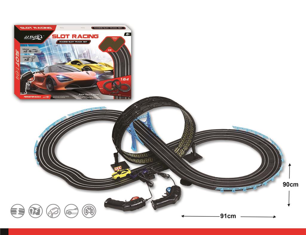 Трек с гоночной машинкой 1:64 , JJ.151-1