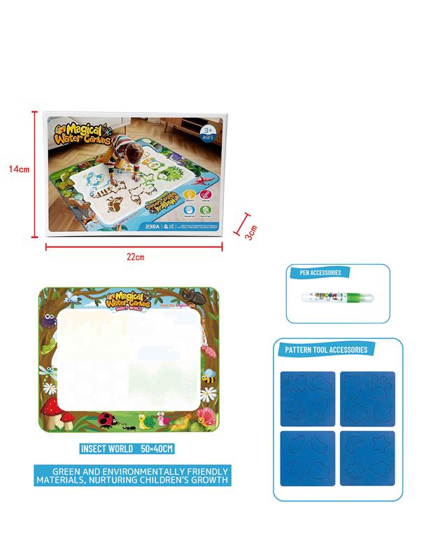 Panza de desen cu apa, Tema Lumea insectelor, 238-4A