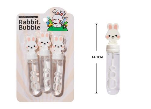 Набор из 3 бутылочек мыльных пузырей зайчики, 8071