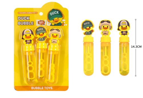Набор из 3 бутылочек мыльных пузырей уточки, 2221-3