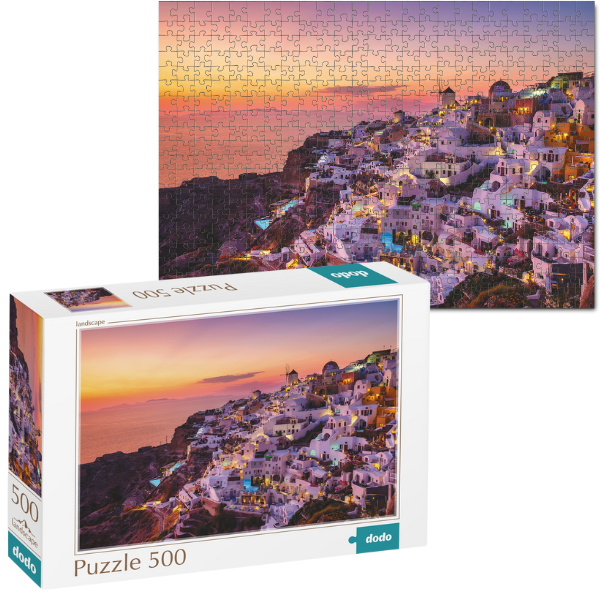 Puzzle „Satul Oia. Grecia”, seria Peisaje 301156