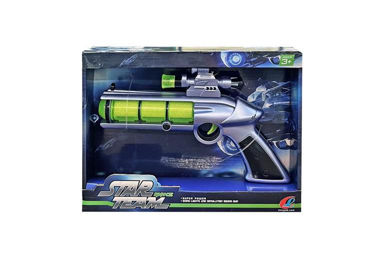 Jucarie pistol electric cu lumina Star Team, CL-08A