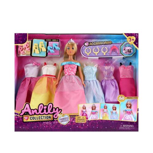 Кукла "Anlily" 30см в вечернем платье, с аксессуарами, 616288