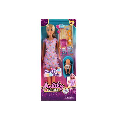 Кукла "Anlily" 30см с малышом, 616323