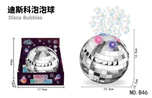Masina de bule de sapun "Disco Ball" cu lumini, B46