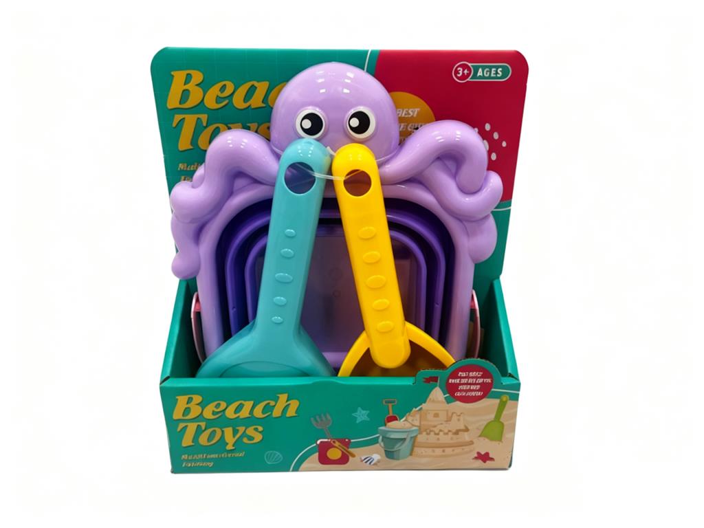 Galeata pliabila pentru nisipiera "Octopus" cu lopata, 2510T