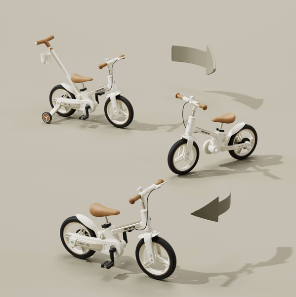Bicicleta pentru copii Lecoco 3 în 1, C-bike X3 PLUS