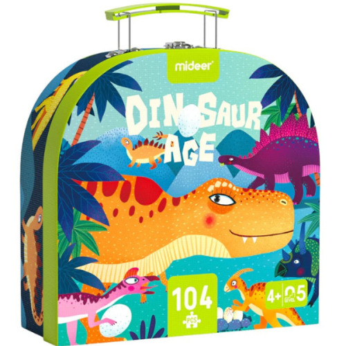Puzzle în valiză „Era dinozaurilor” MD3026