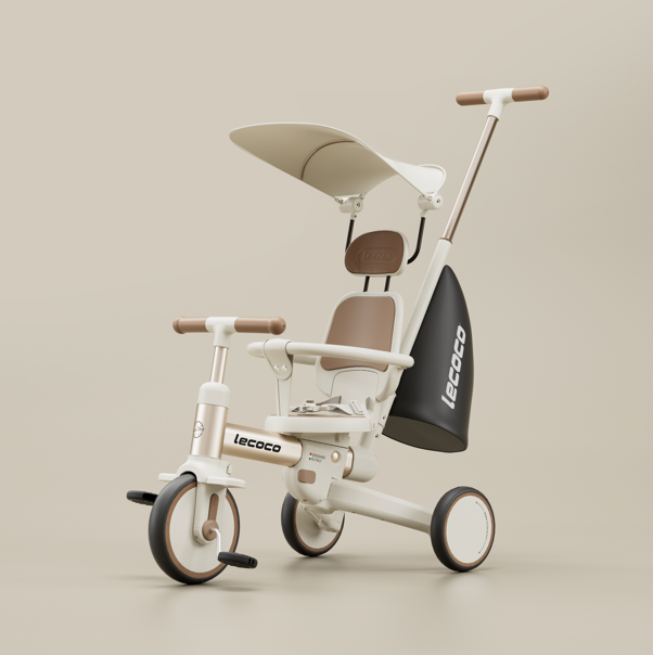 Tricicleta pentru copii Lecoco 7 în 1, transformabila, Walker-S3 Max