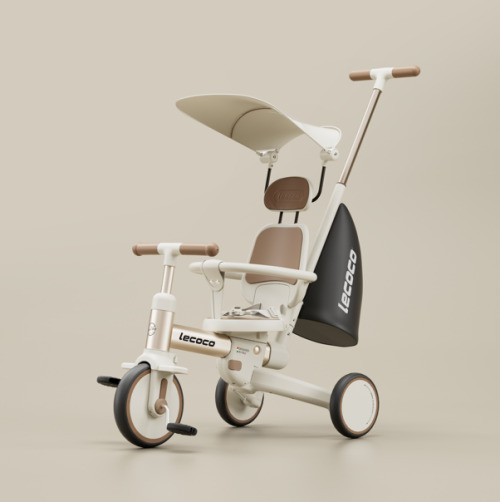 Tricicleta pentru copii Lecoco 7 în 1, transformabila, Walker-S3 Max