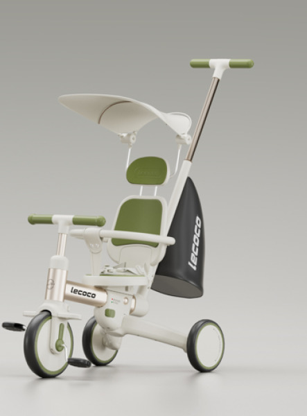 Tricicleta pentru copii Lecoco 7 în 1, transformabila, Walker-S3 Max